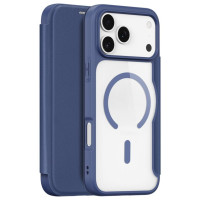 Dux Ducis Etui Dux Ducis Skin X Pro na iPhone 17 Pro z portfelem, kompatybilne z MagSafe – niebieskie