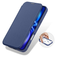Dux Ducis Etui Dux Ducis Skin X Pro na iPhone 17 Pro z portfelem, kompatybilne z MagSafe – niebieskie