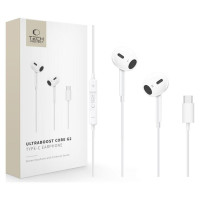 Tech-Protect Ultraboost Core G2 USB-C Headphones - White