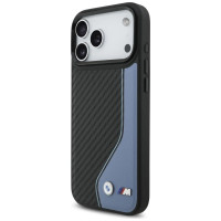 BMW M Carbon Logo MagSafe Case for iPhone 17 Pro Max - Blue