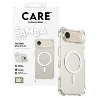Panzerglass CARE by PanzerGlass Fashionable Samba Case w. White MagSafe for iPhone Air - Transparent