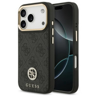 Guess 4G Strass Logo MagSafe case for iPhone 17 Pro - black