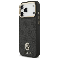 Guess 4G Strass Logo MagSafe Case for iPhone 17 Pro Max - Black