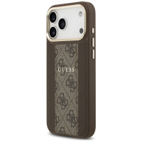 Guess 4G Stripe MagSafe case for iPhone 17 Pro Max - brown