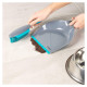 Beldray LA034191UFFEU7 Antibac Pet Plus+ Rubber Head Dustpan & Brush Set