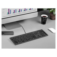 A4Tech 47125 FSTYLER FX60H Grey White Backlit