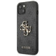 Guess GUHCP13M4GMGGR iPhone 13 / 14 / 15 6.1" gray/gray hardcase 4G Big Metal Logo