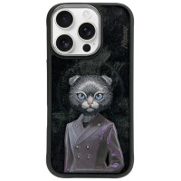 Nimmy Magnetic fashion cute pet MagSafe case for iPhone 16 Pro - black