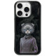 Nimmy Magnetic fashion cute pet MagSafe case for iPhone 16 Pro - black
