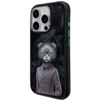 Nimmy Magnetic fashion cute pet MagSafe case for iPhone 16 Pro - black