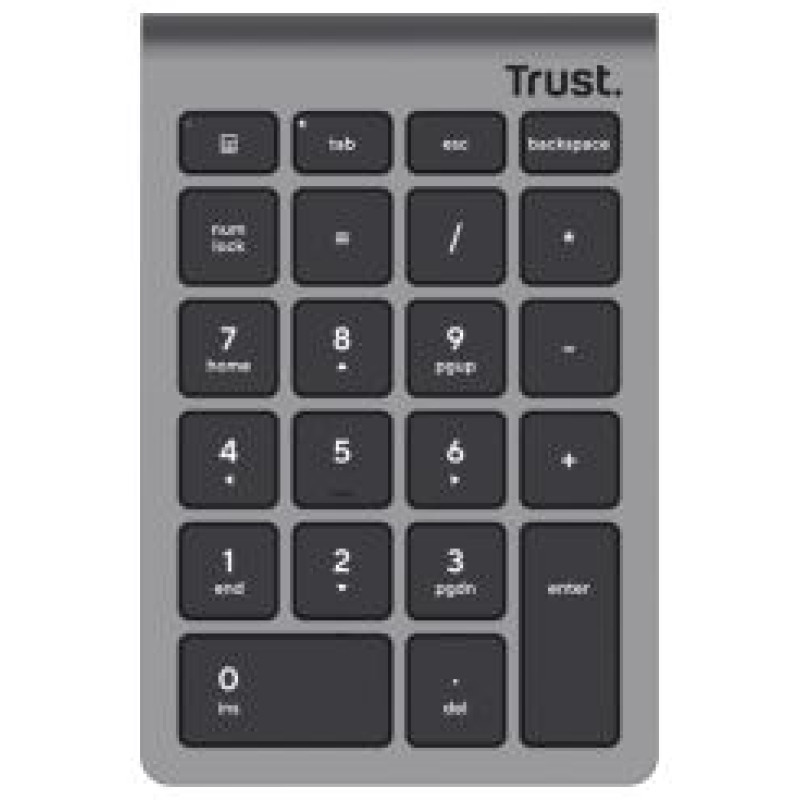 Trust Klaviatūra Trust Xalas Wireless Black