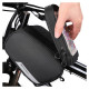 Wozinsky frame bike bag + detachable phone cover up to 6.5 "1.5l black (WBB7BK)