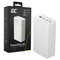 Green Cell Enerģijas krātuve GreenCell PowerPlay 30 30000mAh White