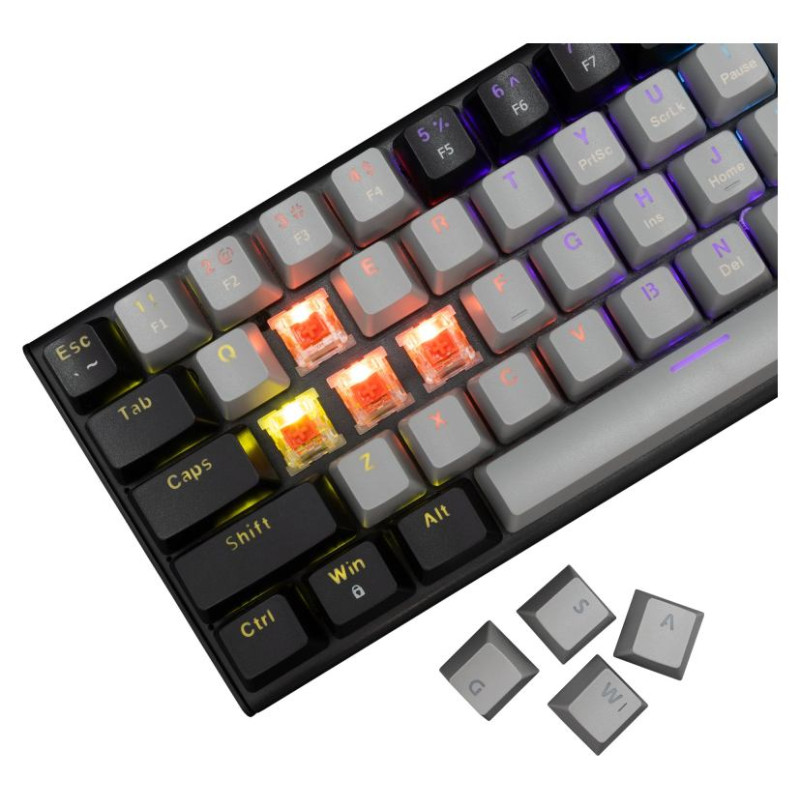White Shark GK-002711V2  Wakizashi 2 Grey-Black US Red Switches
