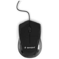 Gembird MOUSE USB OPTICAL/BLACK MUS-3B-02 GEMBIRD