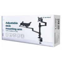 Gembird DISPLAY ACC MOUNTING ARM/NB TRAY MA-DA-04 GEMBIRD