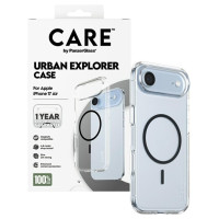 Panzerglass CARE by PanzerGlass Flagship Urban Explorer Case w. Black MagSafe for iPhone Air - Transparent