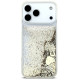 Guess Liq. Glitter 4 Charms Case for iPhone 17 Pro - Gold