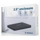 Gembird Enclosure 2.5" SATA - USB 3.0 Black