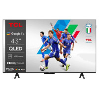 TCL TV Set|TCL|43 "|4K Ultra HD|3840 x 2160 pixels|Flat|16:9|QLED|43T69C