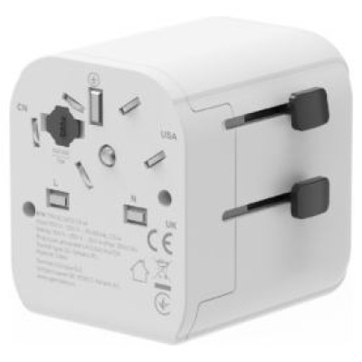 Gembird Adapteris Gembird Universal Travel Adapter 12W