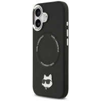 Karl Lagerfeld Choupette Pin MagSafe Case for iPhone 17 - Black