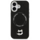 Karl Lagerfeld Choupette Pin MagSafe Case for iPhone 17 - Black