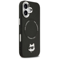 Karl Lagerfeld Choupette Pin MagSafe Case for iPhone 17 - Black