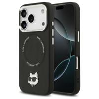 Karl Lagerfeld Choupette Pin MagSafe Case for iPhone 17 Pro - Black