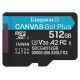 Kingston Atmiņas karte Kingston  Canvas Go Plus G4 MicroSDXC 512GB