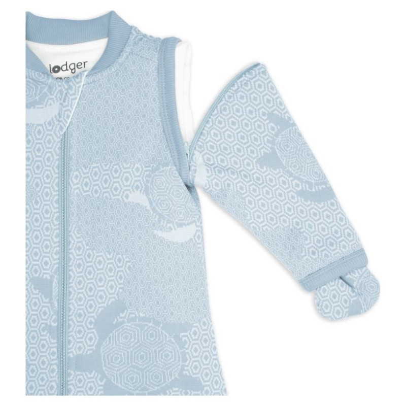 Lodger Hopper Matcha Turtle guļammaiss ar noņemamām piedurknēm, Blue Fogg, 50/62 - HPM 110_50/62