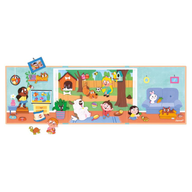 Janod Magnētiskie stāsti Mājdzīvnieki