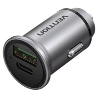 Vention MOBILE CHARGER CAR USB/2P GRAY FFBH0 VENTION