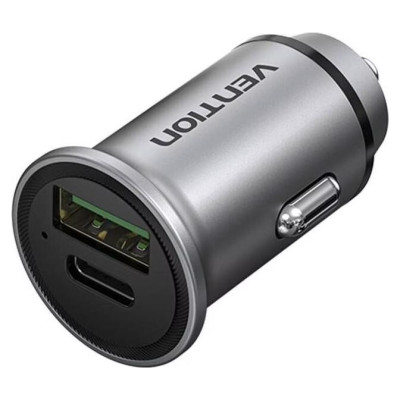 Vention MOBILE CHARGER CAR USB/2P GRAY FFBH0 VENTION