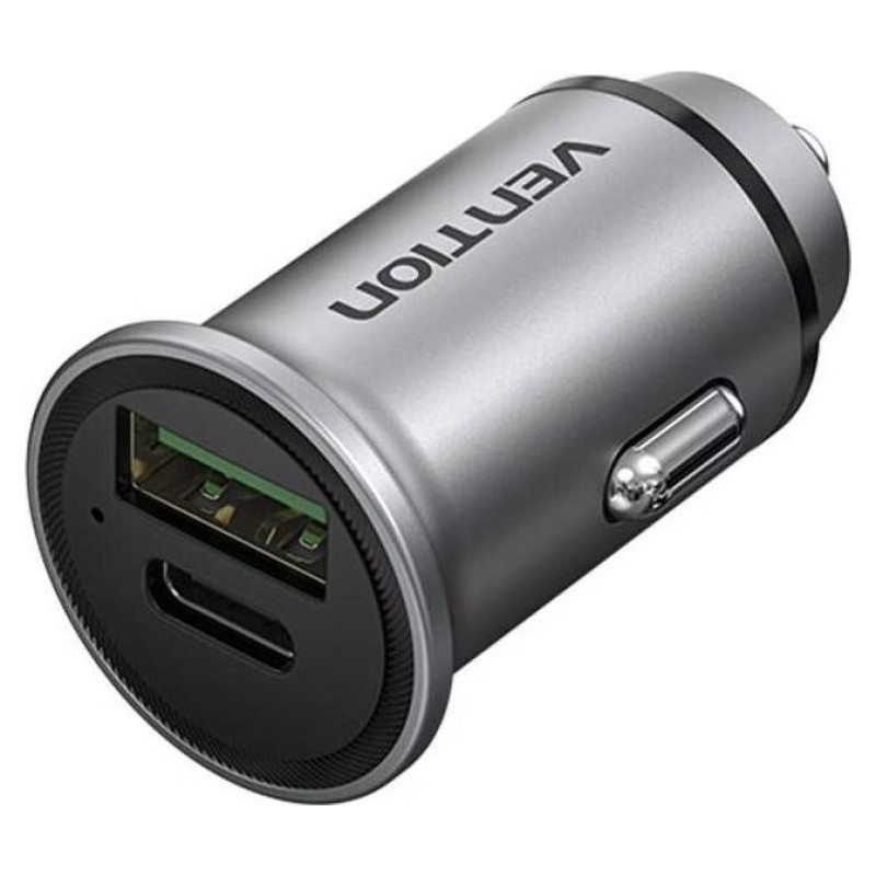 Vention MOBILE CHARGER CAR USB/2P GRAY FFBH0 VENTION