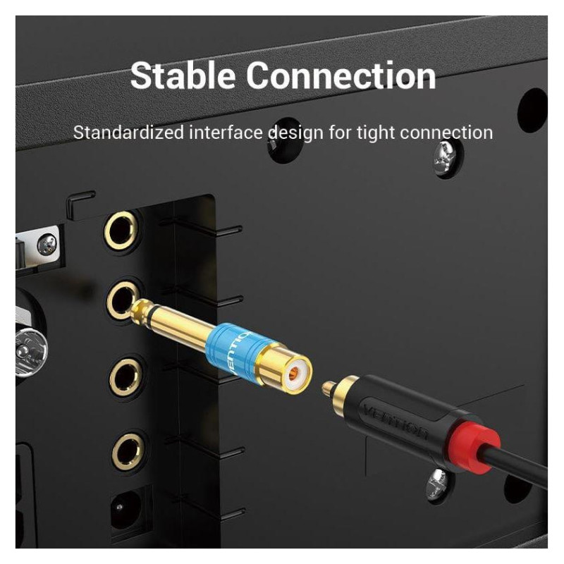Vention ADAPTER AUDIO 6.35MM TO RCA/VDD-C03 VENTION
