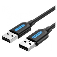 Vention CABLE USB2.0 MALE TO MALE/2M BLACK COJBH VENTION