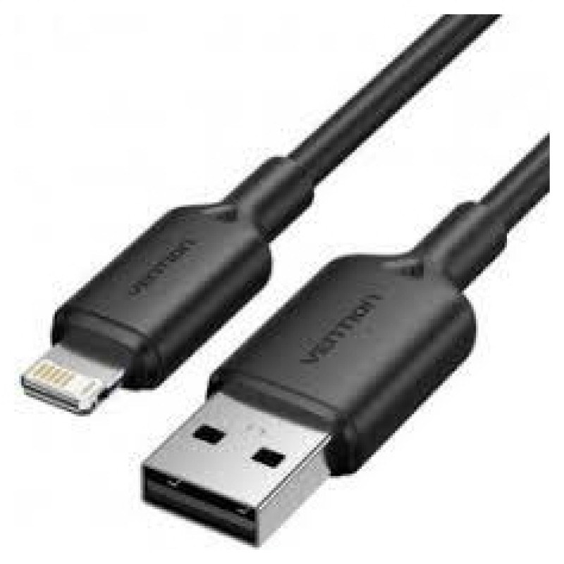 Vention CABLE USB2.0 TO LIGHTNING/2M BLACK LAMBH VENTION