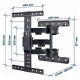 Gembird TV SET ACC WALL MOUNT 32-65"/WM-65ST-01 GEMBIRD