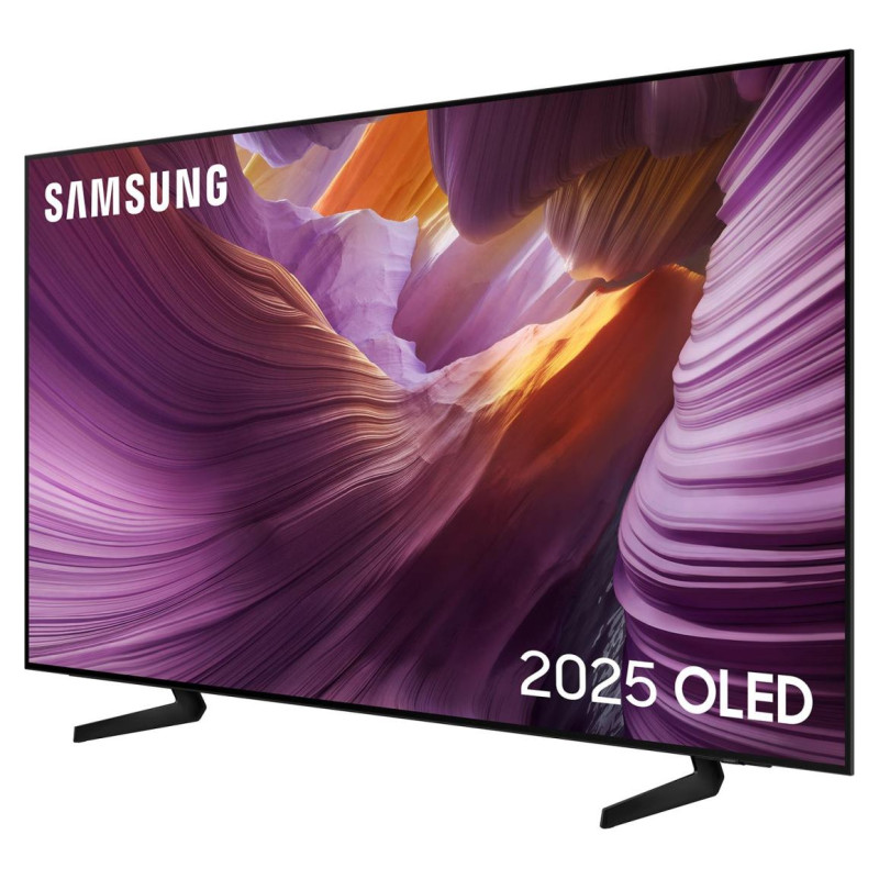 Samsung TV Set|SAMSUNG|55"|OLED/4K/Smart|3840x2160|Wireless LAN|Bluetooth|Tizen|Black|QE55S85FAUXXH