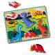 Melissa & Doug Dinozauru puzle ar lieliem gabaliem