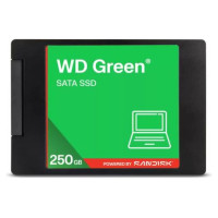 Western Digital SSD|WESTERN DIGITAL|Green|250GB|3D NAND|Read speed 545 MBytes/sec|2,5"|MTBF 2000000 hours|WDS250G5G0A