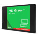 Western Digital SSD|WESTERN DIGITAL|Green|250GB|3D NAND|Read speed 545 MBytes/sec|2,5"|MTBF 2000000 hours|WDS250G5G0A