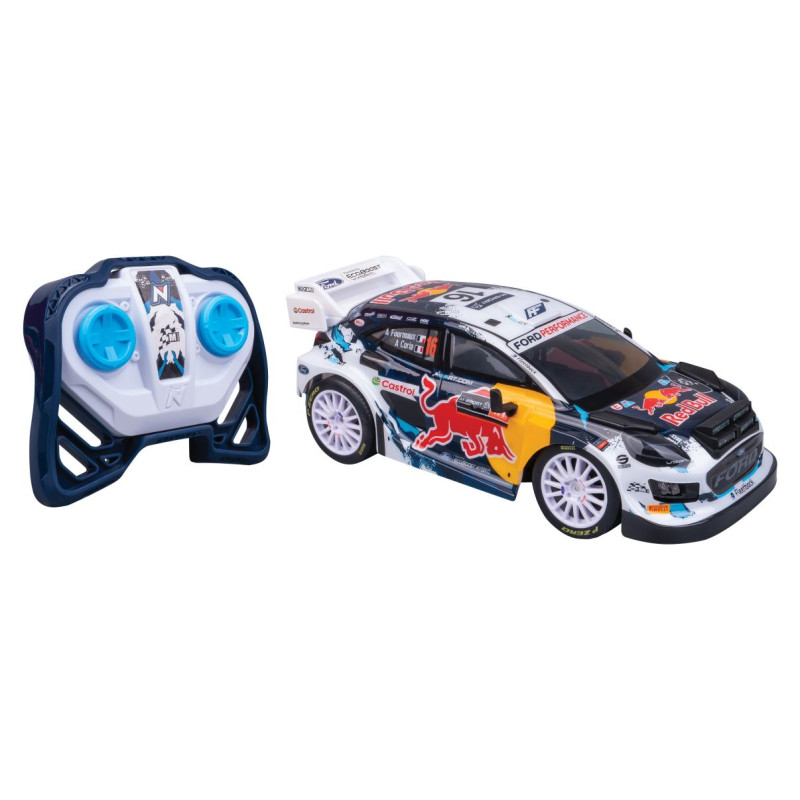 Nikko Radiovadāma automa&scaron;īna M-Sport Ford Puma #16 Formaux, mērogs 1:18