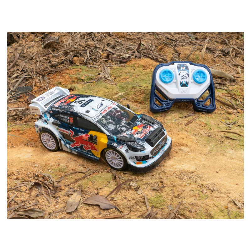 Nikko Radiovadāma automa&scaron;īna M-Sport Ford Puma #16 Formaux, mērogs 1:18