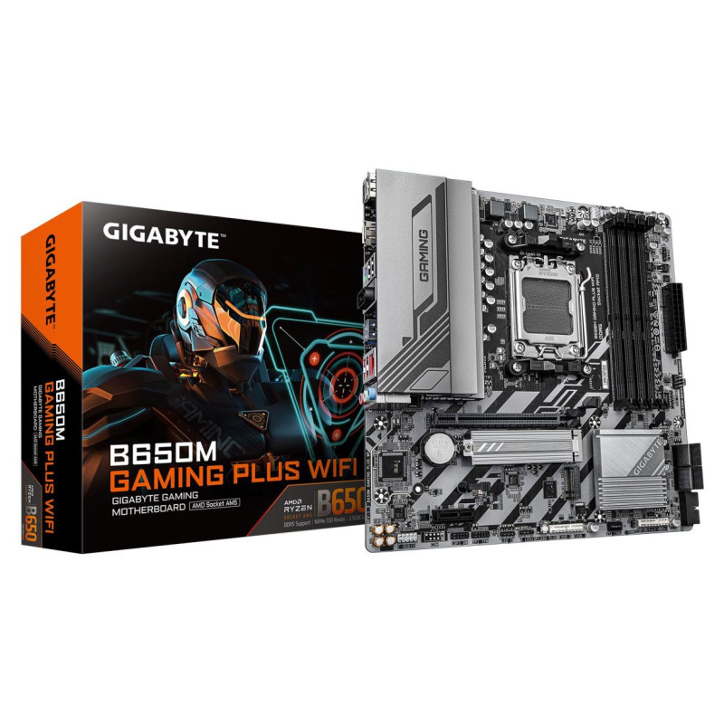 Gigabyte Mainboard|GIGABYTE|AMD B650|SAM5|Micro-ATX|Memory DDR5|Memory slots 4|B650MGAMINGPLUSWF1.3