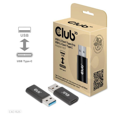 Club3D I/O ADAPTER USB3.2 TO USB-C/M/F CAC-1525 CLUB3D