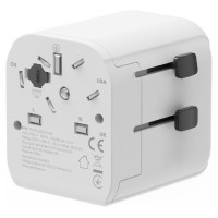 Gembird POWER ADAPTER EU TO UNIV. 12W/WHT TPA-EU2A12-01-W GEMBIRD