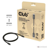 Club3D CABLE USB-C TO USB-C 1.2M/BLACK CAC-1570 CLUB3D