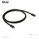 Club3D CABLE USB-C TO USB-C 1.2M/BLACK CAC-1570 CLUB3D